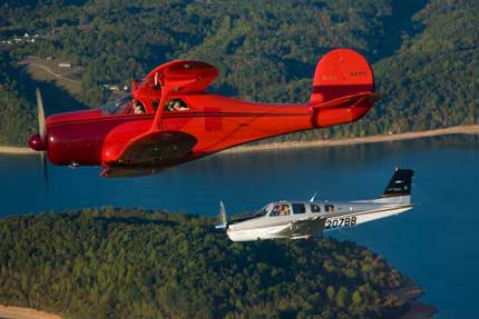Staggerwing and Bonanza