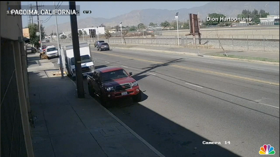 Screencapture of the Whiteman crash