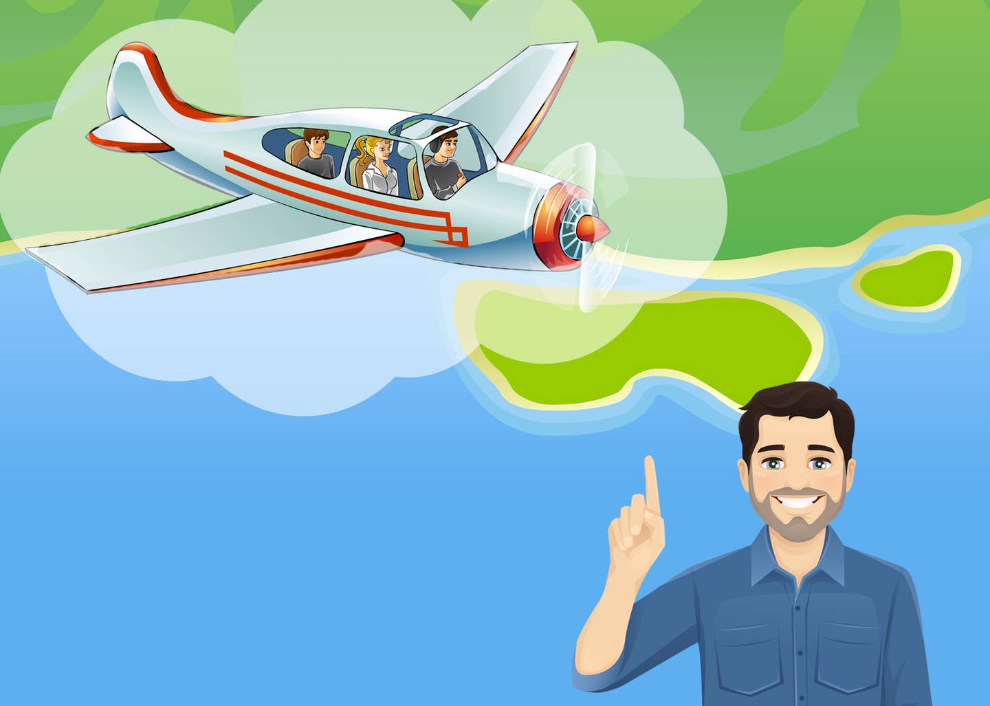 Talking to non-pilot friends about flying