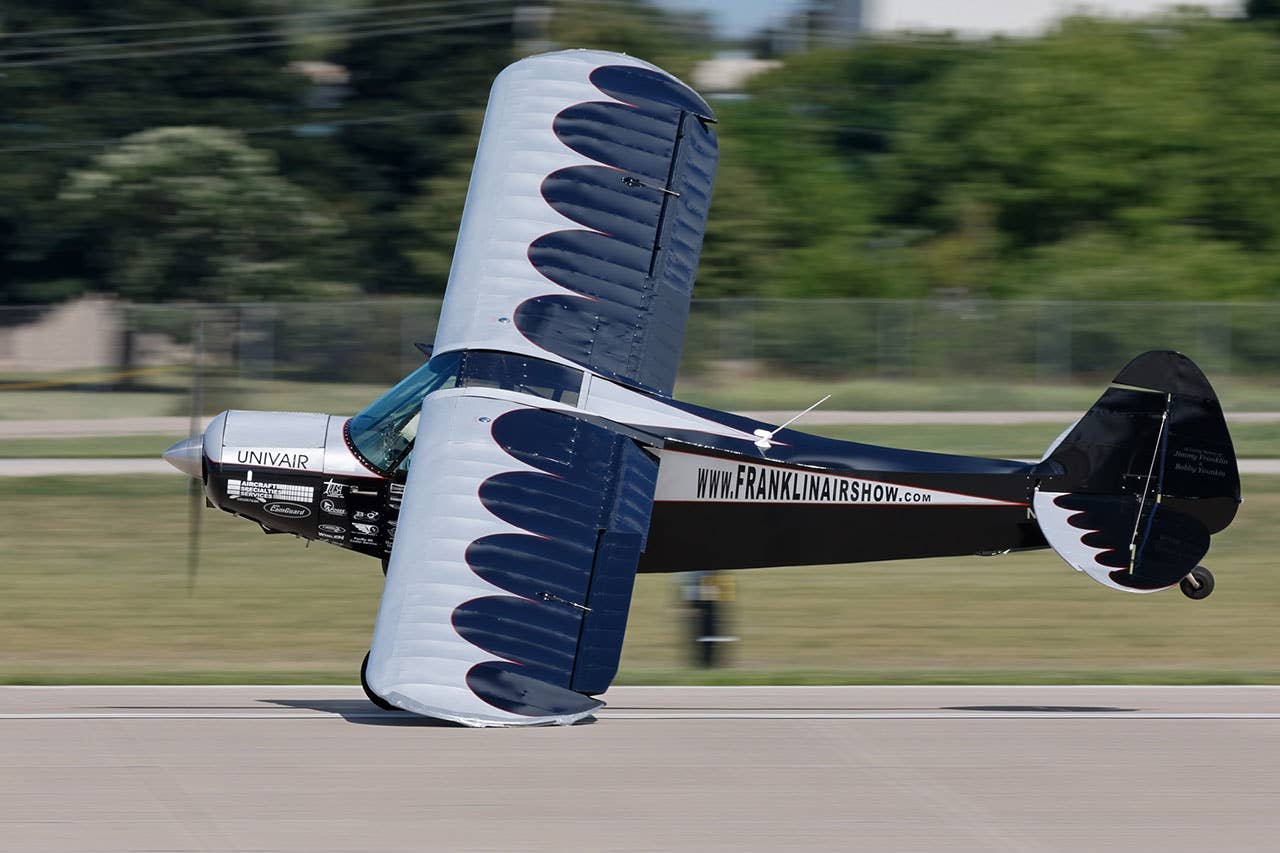 Kyle Frankliin Cub is wild aerobatic performance.